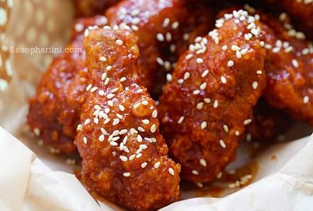 2 Ayam Goreng Korea (Spicy Crispy Korean Fried Chicken) Yangnyeom Tongdak
