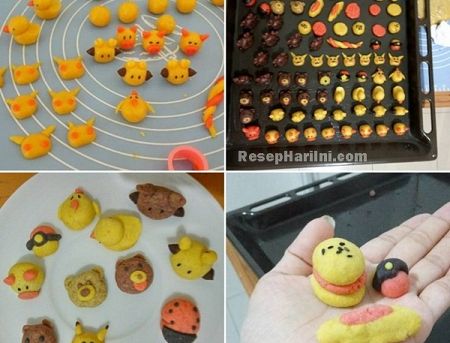 Cara Membuat Cookies Kopi Pokemon Go, Unik, Imut dan Renyah