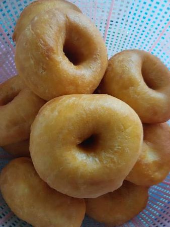 Resep Donat Labu Kuning (Pumpkin Donut)