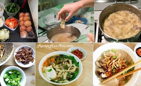 Resep Mee Hoon Kueh (Sup Ala Chinese Food) Enak Halal
