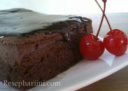 Resep Brownies Kukus Ny Liem Topping Chocolate Glaze Ekonomis, Nyoklat Banget!