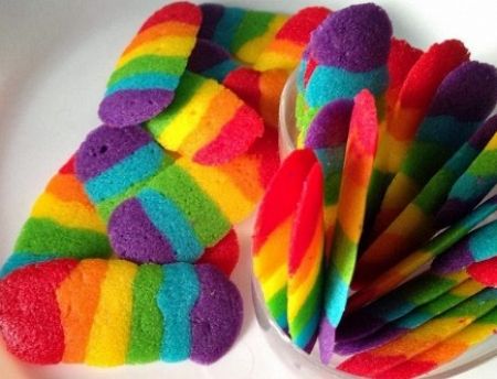 Resep Kue Kering Rainbow Lidah Kucing Paling Enak dan Renyah