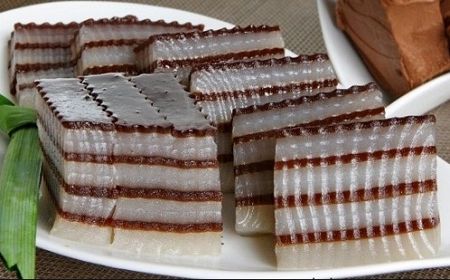 Resep Kue Lapis Tepung Beras Pelangi Kenyal