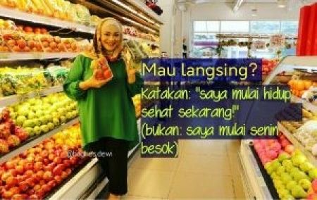 Rahasia Menu Diet Ala Dewi Hughes Turun 40 Kg