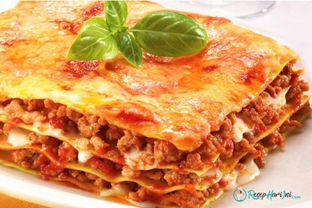 Cara Membuat Lasagna ala Pizza Hut, Masakan Italy Lezat