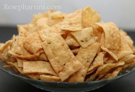 Resep Keripik Pangsit Renyah Gurih Ekonomis, Modal 5rb Dapet Banyak!