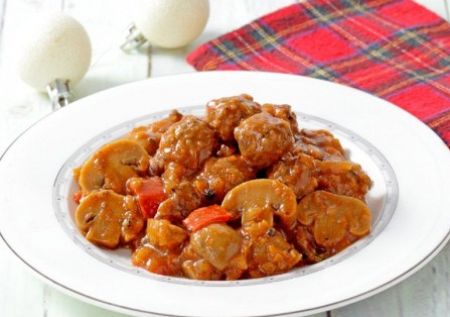 Resep Tumis Bola Daging Jamur