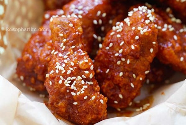 2 Ayam Goreng Korea (Spicy Crispy Korean Fried Chicken 