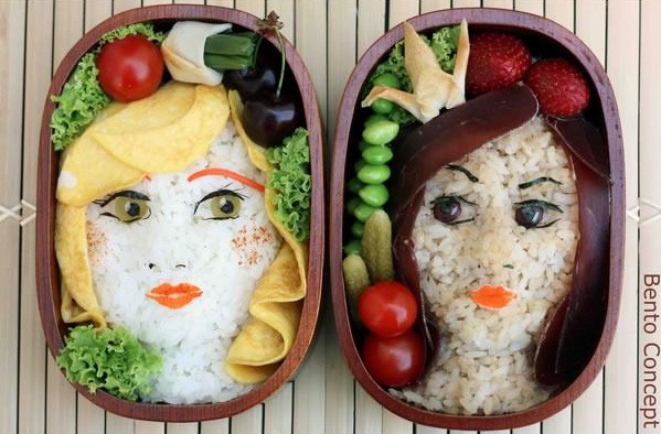 Bagi anda wanita yang kreatif. Kreasi Bento ini sangat pas buat wanita karir. Selamat mencoba.